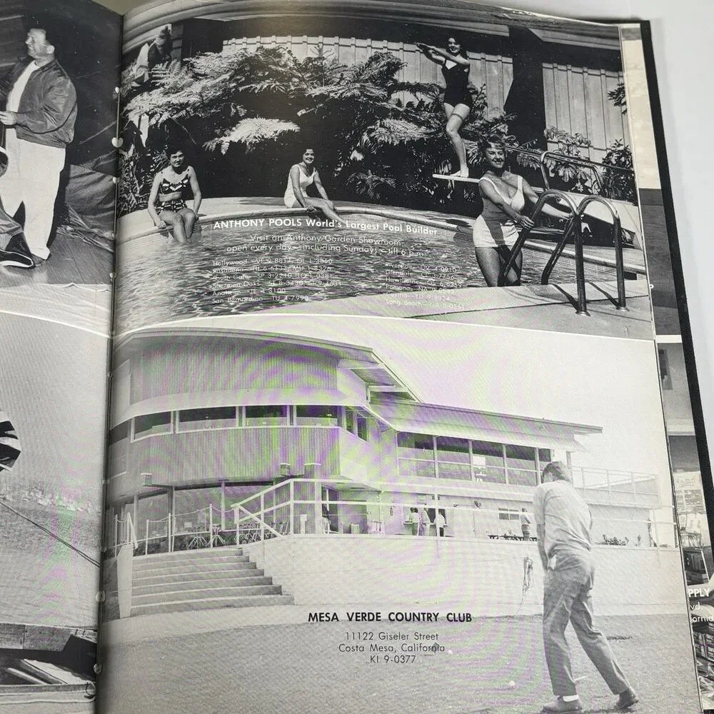 Chick Iverson Porsche Volkswagen Orange Coast College 1961 Yearbook Costa Mesa